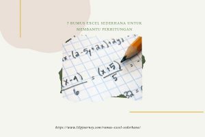 rumus excel sederhana