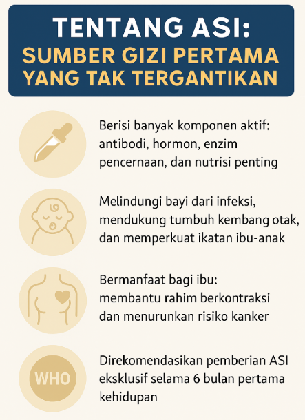infografis tentang ASI