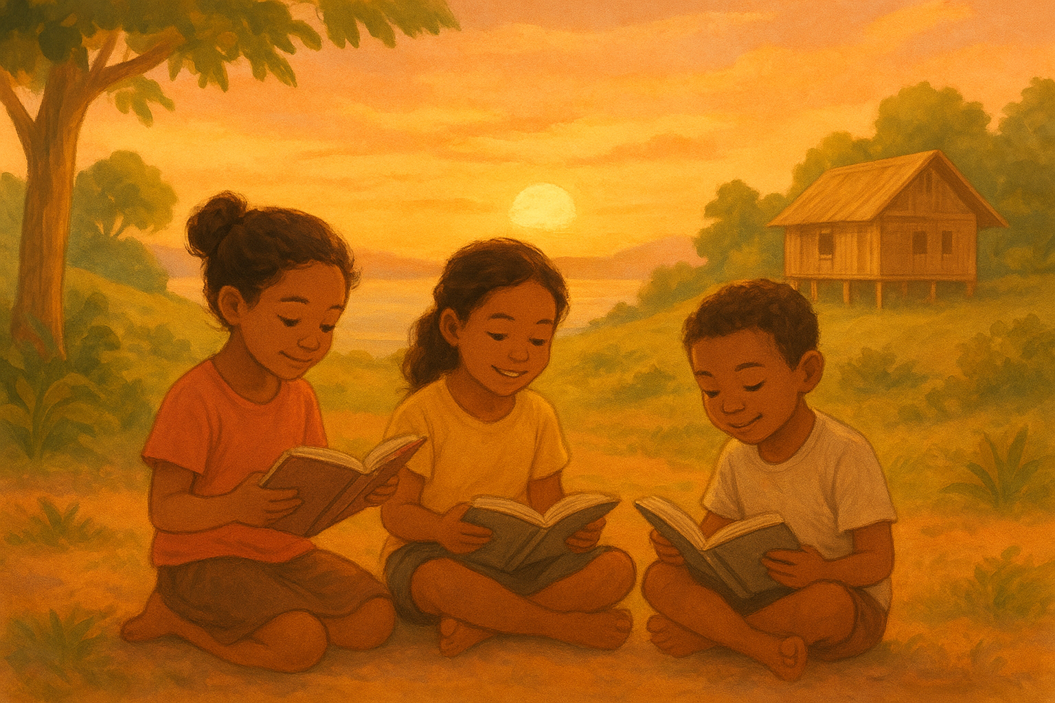 Menjemput Mimpi di Ujung Timur: Kisah Merry Christine Merawat Asa Lewat Pondok Baca Senja